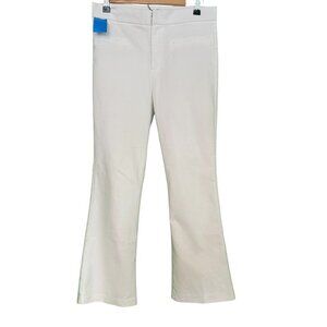 ZARA White Flare Leg Dress Pants Size M | Waist 30" Inseam 25" | Preowned